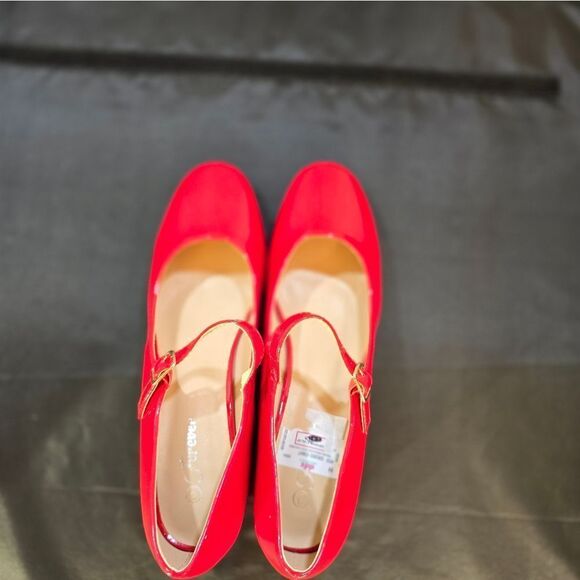 BRAND NEW FOREVER CHUNKY MARY JANE BLOCK HEELS ANKLE STRAP PUMPS - Picture 6 of 14